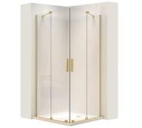 REA MONTANA CABINE DE DOUCHE 90X90 OR BROSSÉ CABINE DE DOUCHE CARRÉE