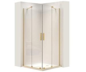 REA MONTANA CABINE DE DOUCHE 90X90 OR BROSSÉ CABINE DE DOUCHE CARRÉE