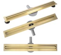 Rea Neo Slim Pro odpływ liniowy 60 cm złoty szczotkowany REA-G2713