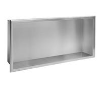 Rea Niche Étagère Salle de Bains 30x60 steel brush Niche Douche Intégré Organisateur Salle de bains Niche murale en acier inoxydable (acier brossé)