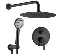 Rea Ontario ensemble de douche encastré oui noir REA-P5501