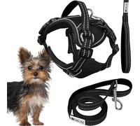 Rea, PuppyJoy Harnais avec Laisse pour Chien Pj-047 XS Black, Contrôle Optimal et Confort Pendant la Promenade - 150x16x150cm