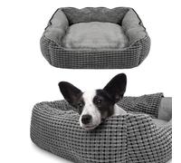 Rea, PuppyJoy Panier Moelleux pour Animaux Pj-016 51X48Cm Grey, Confort Absolu pour Petits et Grands compagnons - 48x52x15cm