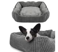 Rea, PuppyJoy Panier Moelleux pour Animaux Pj-017 64X53Cm Grey, Confort Absolu pour Petits et Grands compagnons - 53x65x15cm