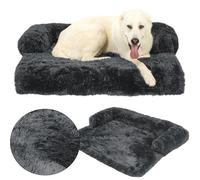 Rea, PuppyJoy Panier Moelleux pour Animaux Pj-026 L Grey, Confort Absolu pour Petits et Grands compagnons - 95x110x16cm