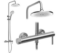 Rea Rivo ensemble de douche mural oui acier REA-P9498