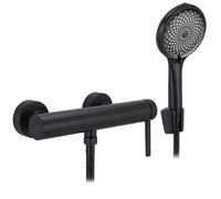 Rea Rivo mitigeur de douche murale noir REA-B9327