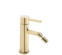 Rea Robinet de bidet Lungo Gold Mitigeur monocommande en Laiton pour WC Toilette Salle de Bain (Or)
