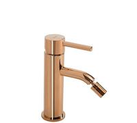 Rea ROBINET DE BIDET LUNGO ROSE GOLD Mitigeur monocommande en Laiton pour WC Toilette Salle de Bain (Or rose)