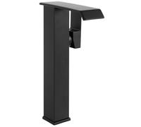 Rea ROBINET DE LAVABO KENT BLACK MAT HAUT Mitigeur Salle de Bain en Laiton Monocommande Chaude et Froide Réglable Robinet de Lavage à la Main (noir mat)