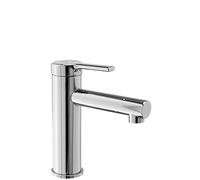 Rea ROBINET DE LAVABO PIXEL CHROME LOW Mitigeur Salle de Bain en Laiton Monocommande Chaude et Froide Réglable Robinet de Lavage à la Main (Chrome)