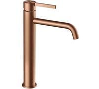 Rea - Robinet de Salle de Bain - Foster High - Ottone - Rame Spazzolato - 15x5x28,7 cm