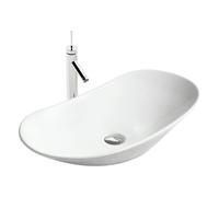 Rea Vasque à poser Royal 60 Lavabo Salle de Bain 615 x 355 x 155 mm en Céramique (Blanc)