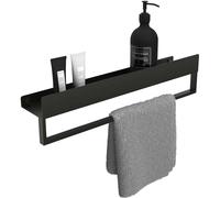 Rea SF01 étagère de salle de bain 60 cm noir REA-06002