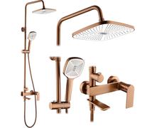 Rea Storm kit baignoire-douche mural oui cuivre REA-P3000