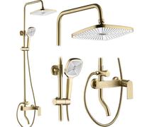 Rea Storm kit baignoire-douche mural oui doré REA-P9535