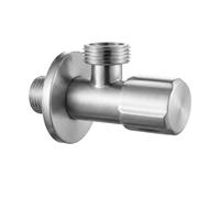 Rea - Vanne à Angle 02 1/2"x3/4" Nickel Brossé - 6,9x5x4,5 cm