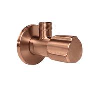 Rea - Vanne à Angle 02 1/2"x3/8" Cuivre Brossé - 6,9x5x4,5 cm