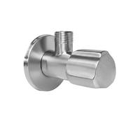 Rea - Vanne à Angle 02 1/2"x3/8" Nickel Brossé - 6,9x5x4,5 cm