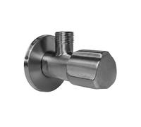 Rea - Vanne à Angle 02 1/2"x3/8" Titane - 6,9x5x4,5 cm