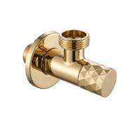 Rea - Vanne à Angle Diamant 03 1/2"x3/4" Or - 6,6x5x4,1 cm