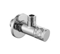 Rea - Vanne à Angle Diamant 03 1/2"x3/8" Chrome - 6,8x5x4 cm