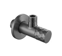 Rea - Vanne à Angle Diamant 03 1/2"x3/8" Titane - 6,8x5x4 cm