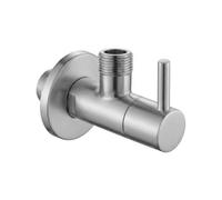 Rea - Vanne d'angle 01 1/2"x3/8" Nickel Brossé - 7,1x5x5 cm