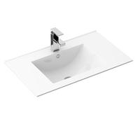Rea VASQUE À ENCASTRER DAFNE 60 Lavabo Salle de Bain 615 x 465 x 170 mm en Céramique (Blanc)
