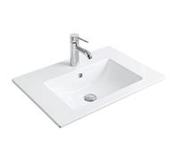 Rea Vasque à encastrer Dafne 70 Lavabo Salle de Bain 465 x 715 x 170 mm en Céramique (Blanc)
