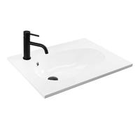 Rea Vasque à encastrer SELENA 60 Lavabo Salle de Bain 46,5 x 61 x 16,5 cm en Conglomérat (Blanc)