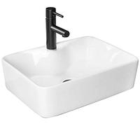 Rea Vasque à poser Kelly blanc Lavabo Salle de Bain 49x38 cm