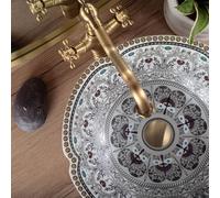 Rea Vasque à poser Lavabo de salle de bain 425 x 425 x 150 mm en céramique (dessin)