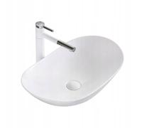 Rea Vasque à poser Royal 60 Lavabo Salle de Bain 615 x 355 x 155 mm en Céramique (Blanc)