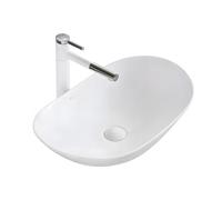 Rea Vasque à poser Royal 60 Lavabo Salle de Bain 615 x 355 x 155 mm en Céramique (Blanc)