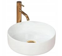 Rea VASQUE À POSER SAMI Lavabo Salle de Bain 360 x 360 x 115 mm en Céramique (Blanc)