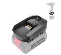 REACELL BS18BS Adaptateur Convertisseur pour Bosch PBA 18V Système Outils sans Fil Compatible pour GBA 18V Batterie à Remplacer pour PBA 18 Volt Batterie (Pas de Batterie)