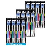 REACH Essential Care Interdental Full Head Toothbrush - Twin Packs (Medium, 12 Packs)
