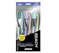 Reach Essentials Lot de 6 capuchons pour brosse à dents et brosses à dents à poils doux