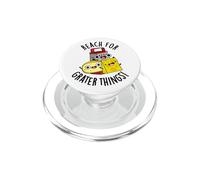 Reach for Rater Things Funny Cheese Pun PopSockets PopGrip pour MagSafe