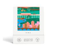 Reach International Outfitters Iowa Adventure Bucket List : 50 cartes à gratter pour les activités de plein air, les attractions touristiques et les voyages en voiture - Cadeau de voyage parfait et