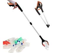 Reacher Grabber - Outil de ramassage pour personnes âgées - Pince de préhension pliable avec poignée solide et tête rotative à 360° - Outil d'assistance à la mobilité - Stick de 83 cm - Pour personnes