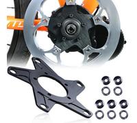 ReachMall Adaptateur de plateau pour vélo électrique 8Fun Bafang BBS01 BBS02, 130BCD Entretoise moteur 5 boulons en alliage d'aluminium 2,5 mm