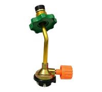 ReachMall Adaptateur de recharge de gaz butane, valve gonflable de camping en plein air avec interrupteur marche/arrêt pour bouteilles de 180 g, alliage de cuivre