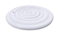 ReachMall Bâche de piscine gonflable isolée en PVC résistant aux intempéries et aux UV pour baignoire ronde carrée Blanc