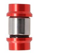 ReachMall Bague d'amortisseur arrière de vélo en alliage d'aluminium pour SRAM pour DT pour Fox 15 mm DU Trou Montagne Suspension Pièce de réparation Argent Rouge