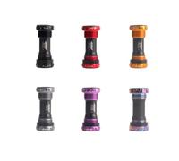 ReachMall Boîtier de pédalier en alliage d'aluminium BB pour vélo de route de 68 à 73 mm, roulement haute résistance avec manchon réducteur