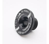 ReachMall Boulon de manivelle en alliage d'aluminium pour Rotor 3DF 3D+ BB30, vis de pédalier noir 27,7 x 17,5 mm
