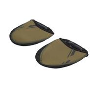 ReachMall Couvre-chaussures de cyclisme en néoprène coupe-vent imperméable chaud demi-longueur antidérapant pour vélo de route VTT pour crampons SPD LOOK hiver