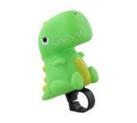 ReachMall Dinosaure vert pour klaxon pour vélo d'équilibre, vinyle fort avec installation, sécurité amusante pour l'équitation en plein air